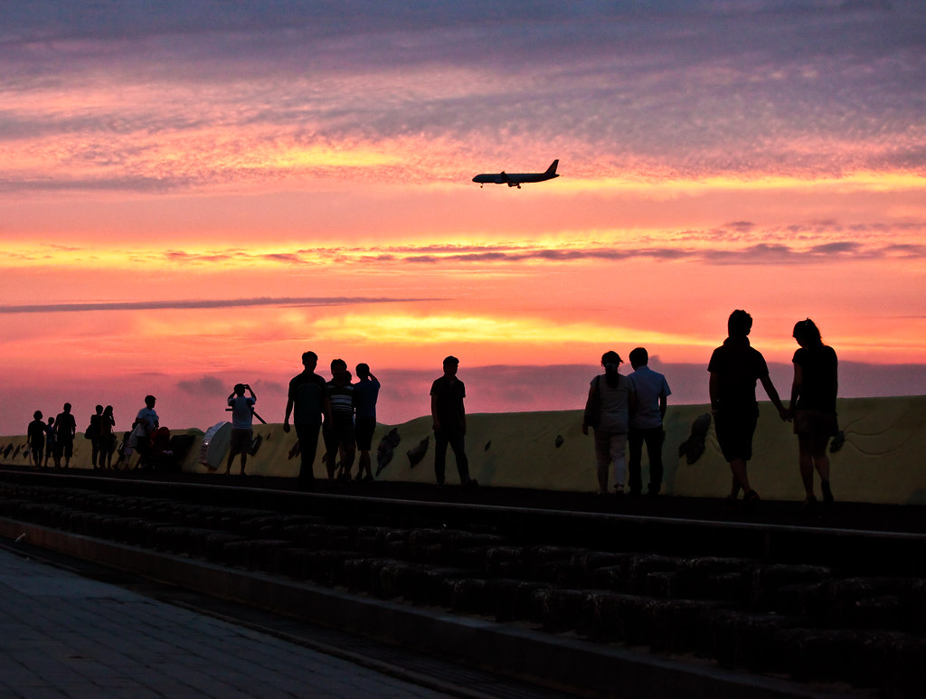 tapdong street sunset jeju