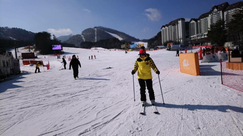 Gangwon skiing