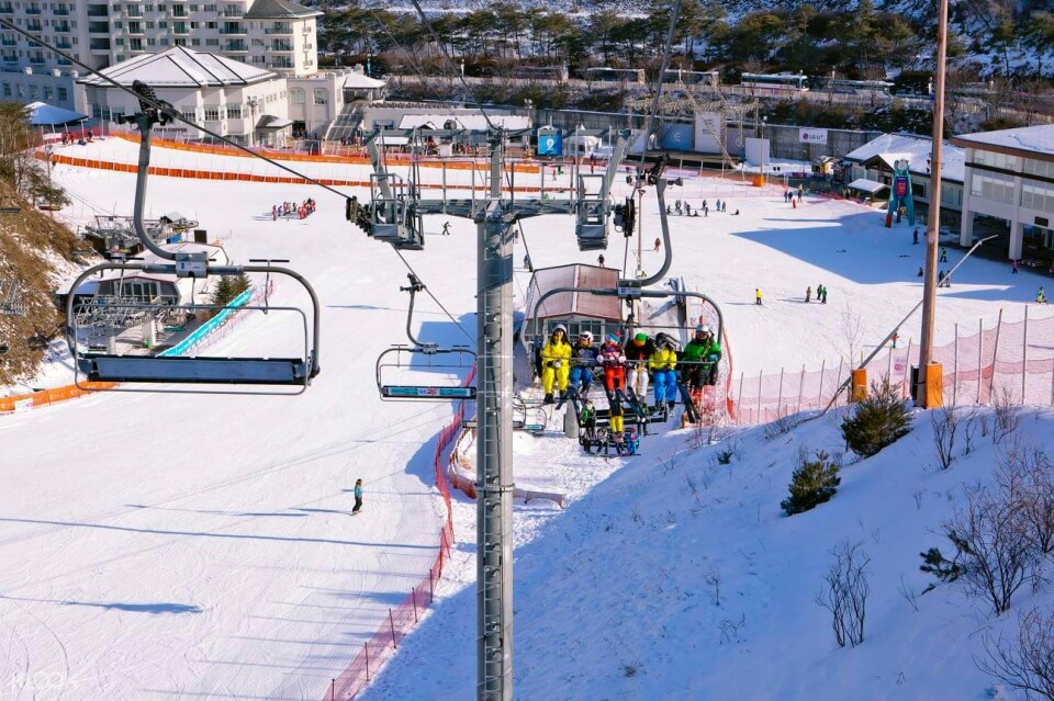 Gangwon skiing