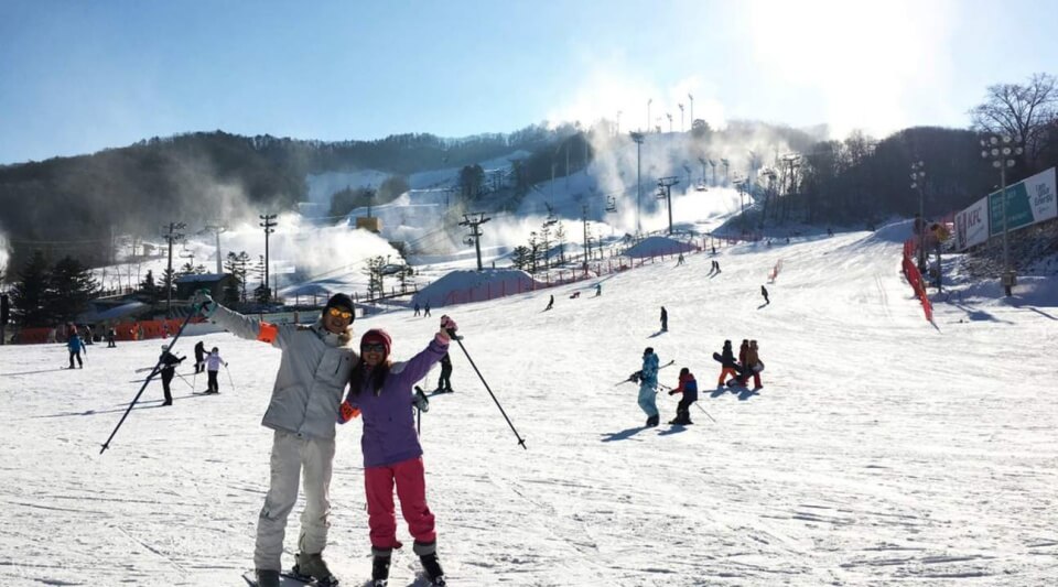 Gangwon skiing