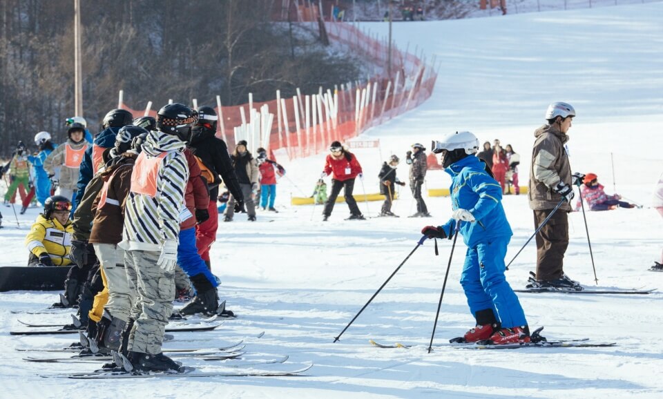 Gangwon skiing