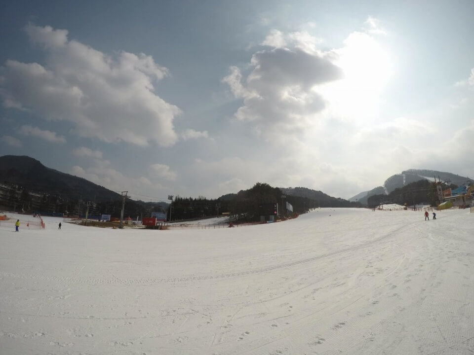 Gangwon skiing