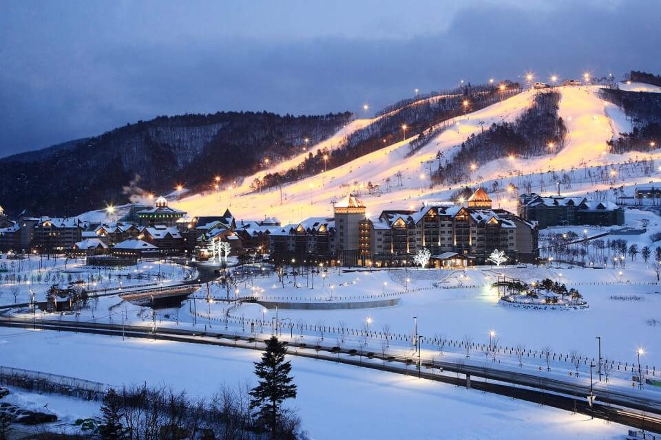 Gangwon skiing