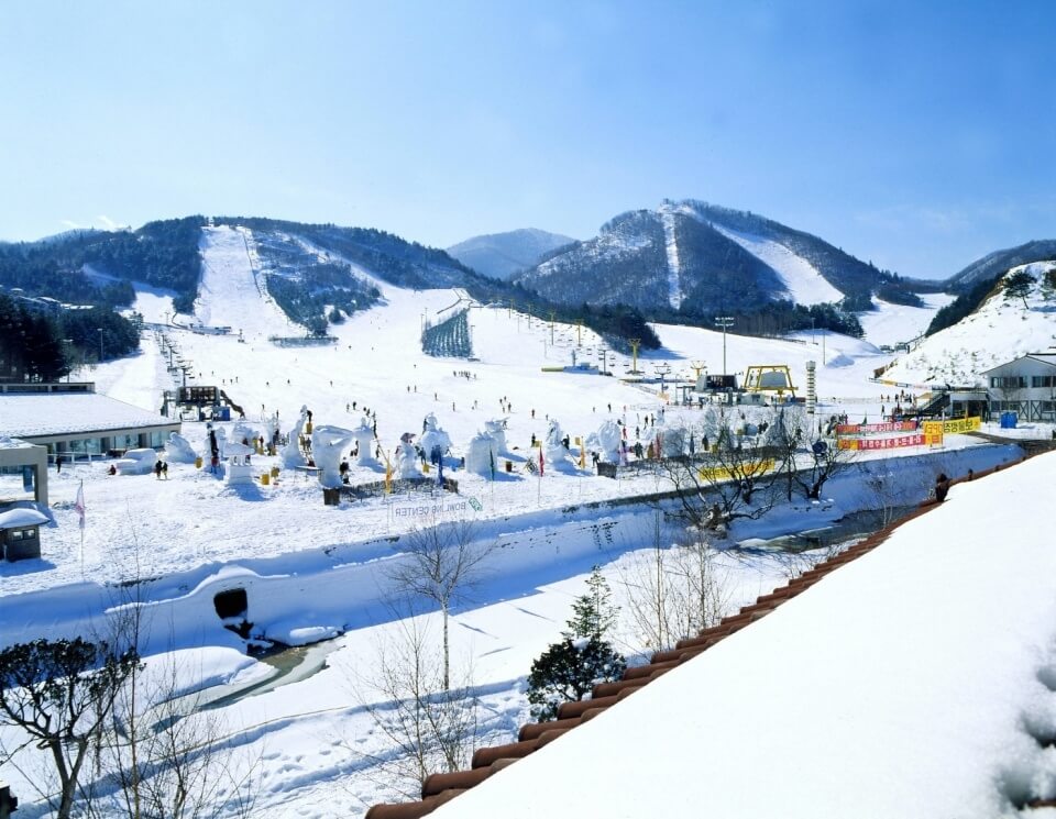 Gangwon skiing