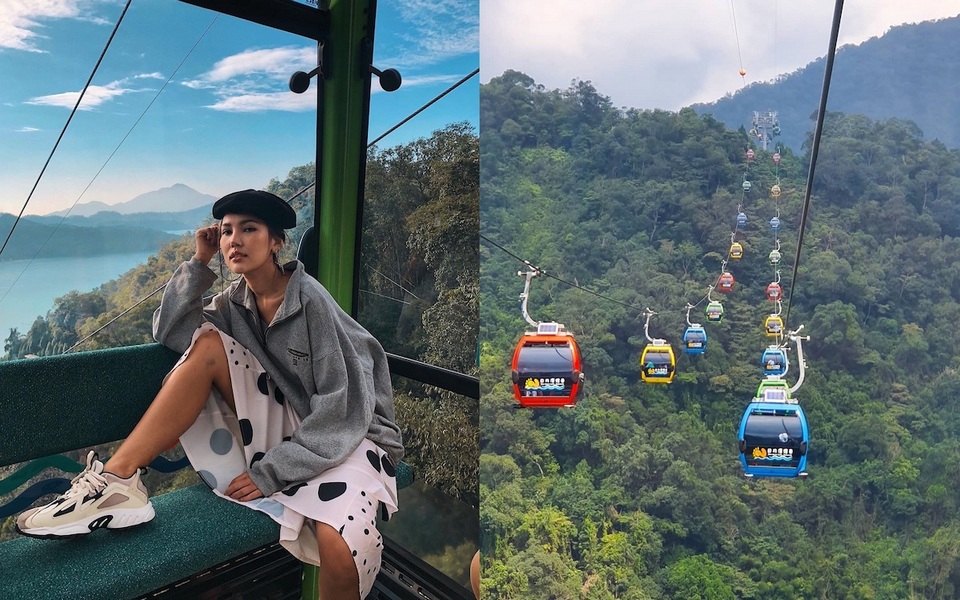 Cable car, sun moon lake