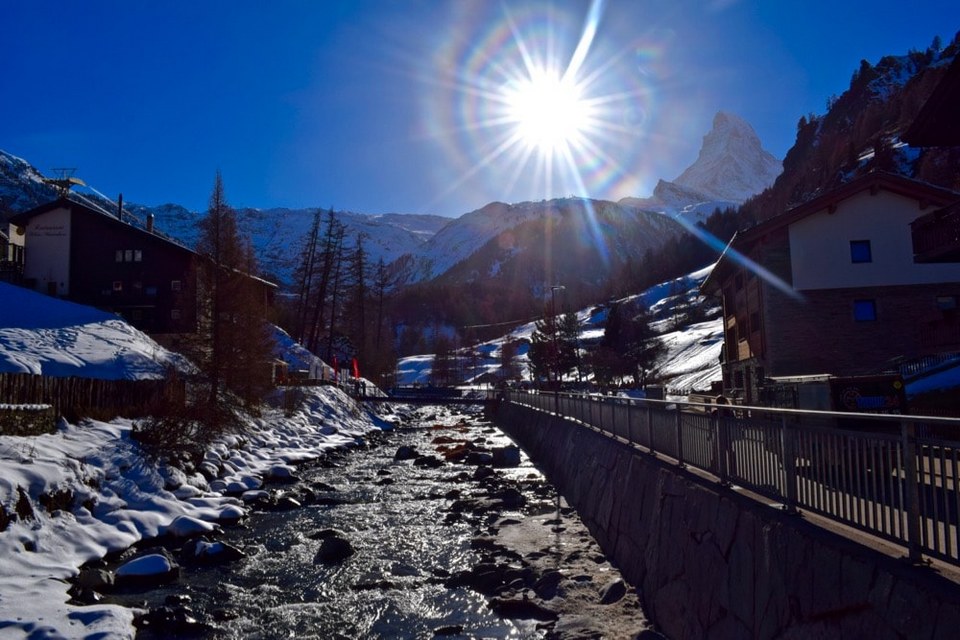 Zermatt's stunning village