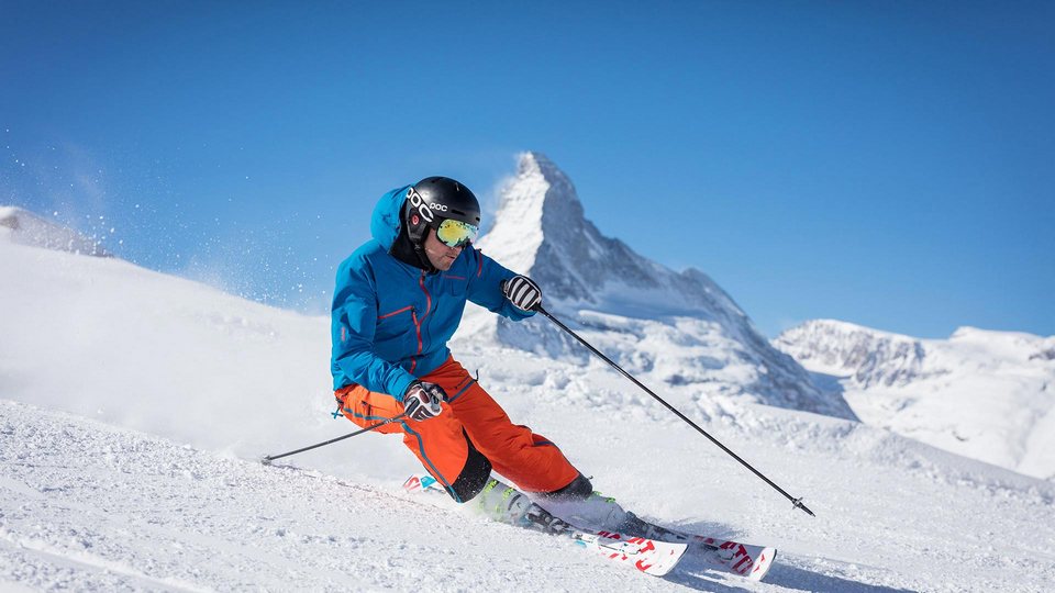 Skiing in Zermatt