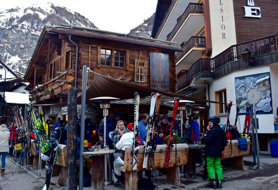 skiing in Zermatt once
