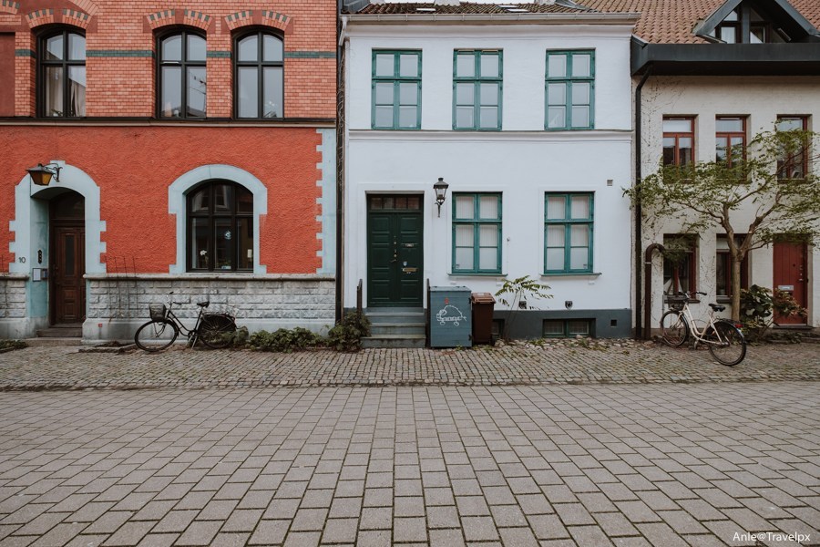 A street corner in Gamla Väster – Malmo.