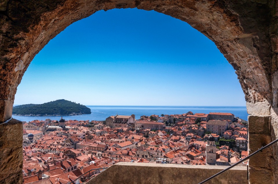 View-from-the-city-wall-Dubrovnik-Croatia