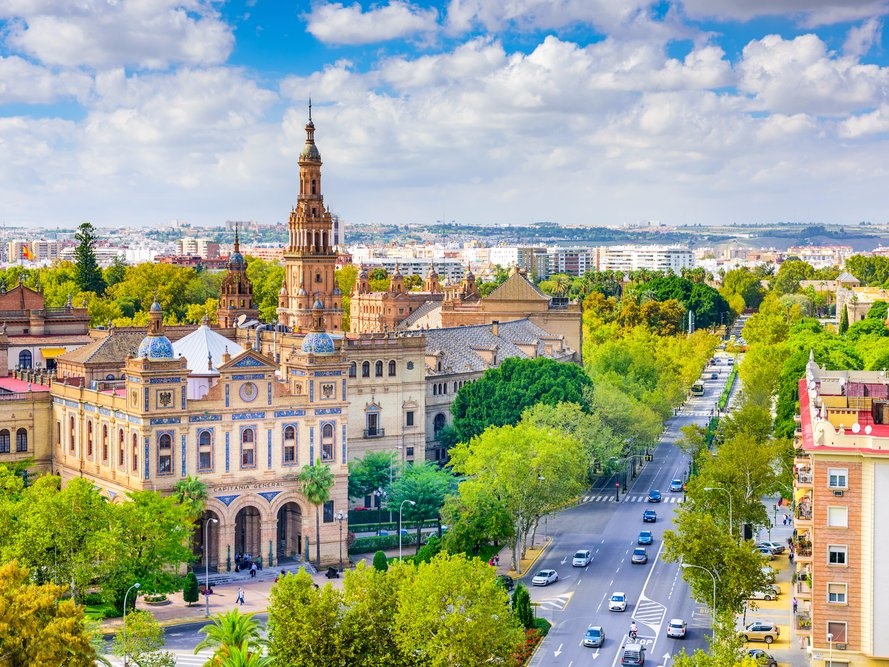 Seville is the capital of the Andalusian region in Spain.