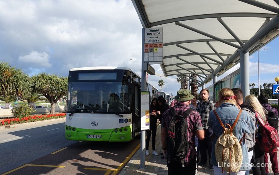 malta airport bus