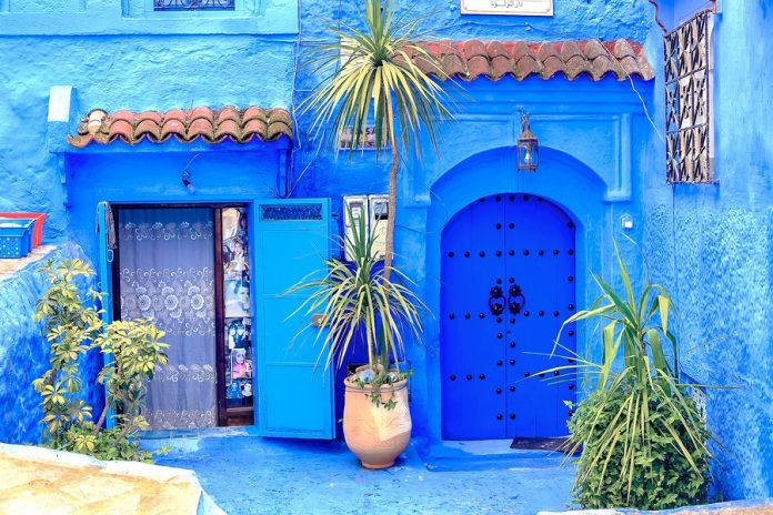 Chefchaouen, A City With Blue Painted Houses. A City With Narrow