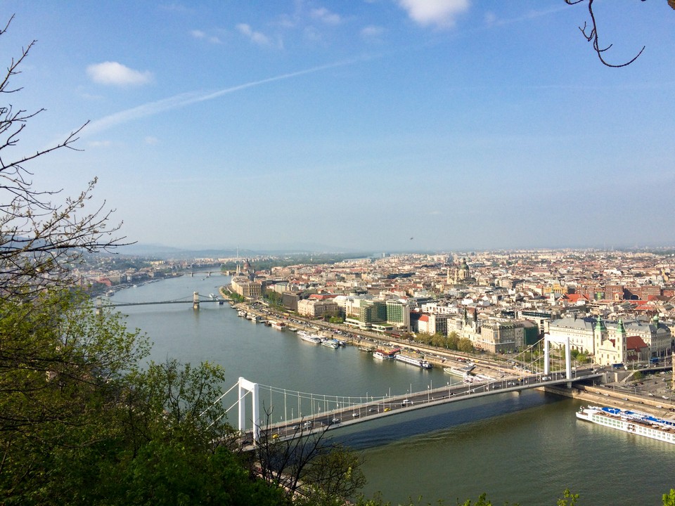 Budapest seen from the Citadella