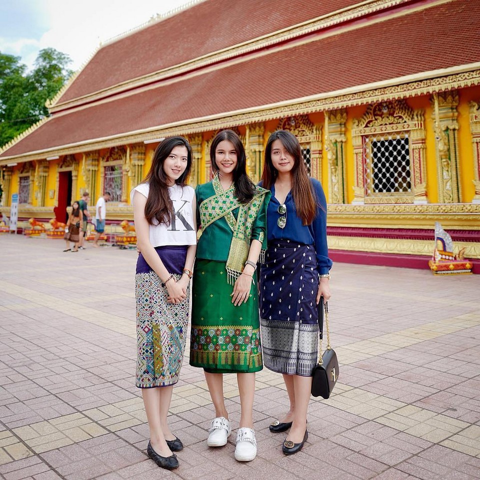modern laos dress In my modern Lao outfit , Happy New Year everyone! , #laonewyear#laos#khmu#laotradition#laonewyear2024#sinh#laosinh#tlcnewyear#laofashion#fashion#azblogger#contentcreators#laocommunity#khmupride