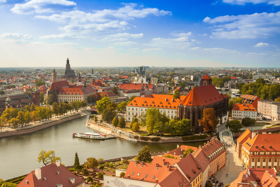 Cathedral Island Wroclaw Poland