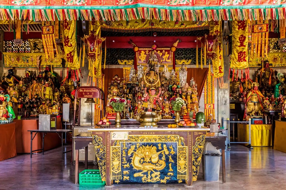 Inside of Jui Tui Shrine, Phuket