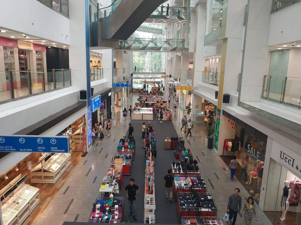 Shopping center at Clarke Quay