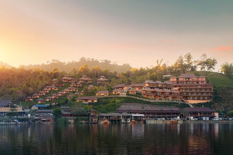 Ban Rak Thai Village, in Mae Hong Son province near Chiangmai, Thailand. | © Prasit Rodphan