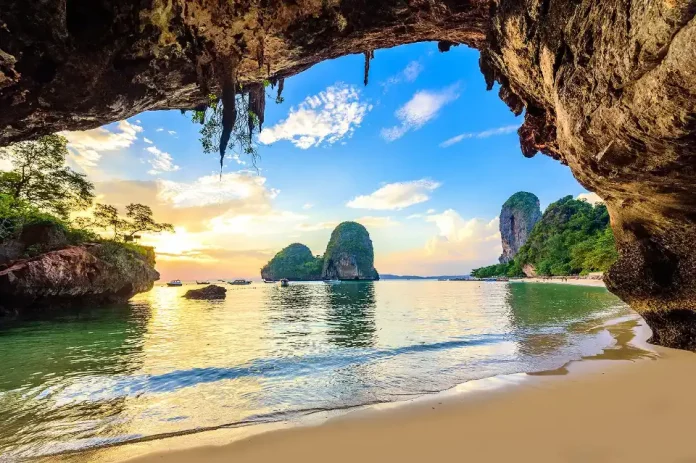 Diamond cave in Krabi