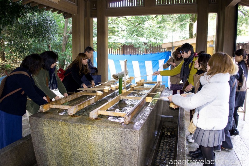 Temizuya at Meiji Shrine, Tokyo