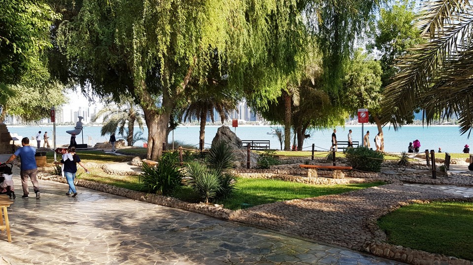 Beach at the Cultural Heritage Village, Abu Dhabi