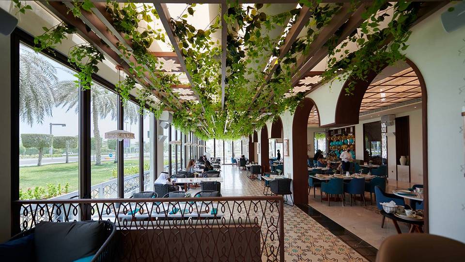 Inside Derwandi restaurant, Abu Dhabi