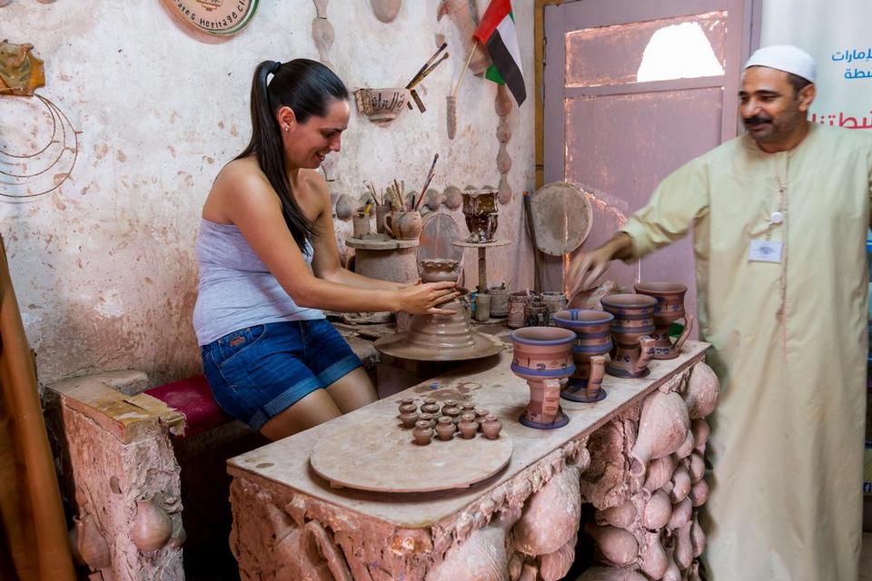 Traditional crafts at Cultural Heritage Village in Abu Dhabi 2