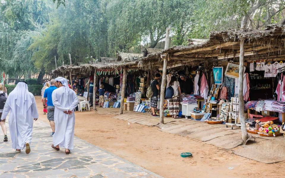 Walking on the Cultural Heritage Village, Abu Dhabi