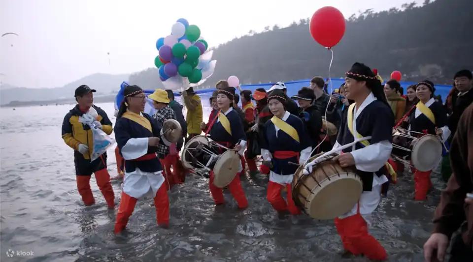 Festival on Jindo Island, South Korea