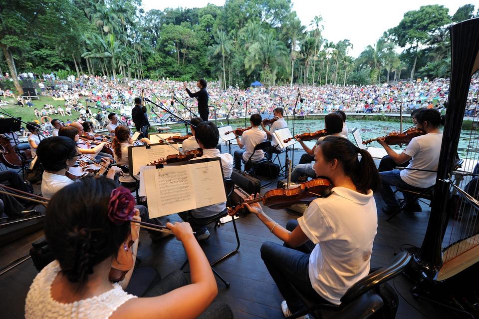 Free concert at Singapore Botanic Garden