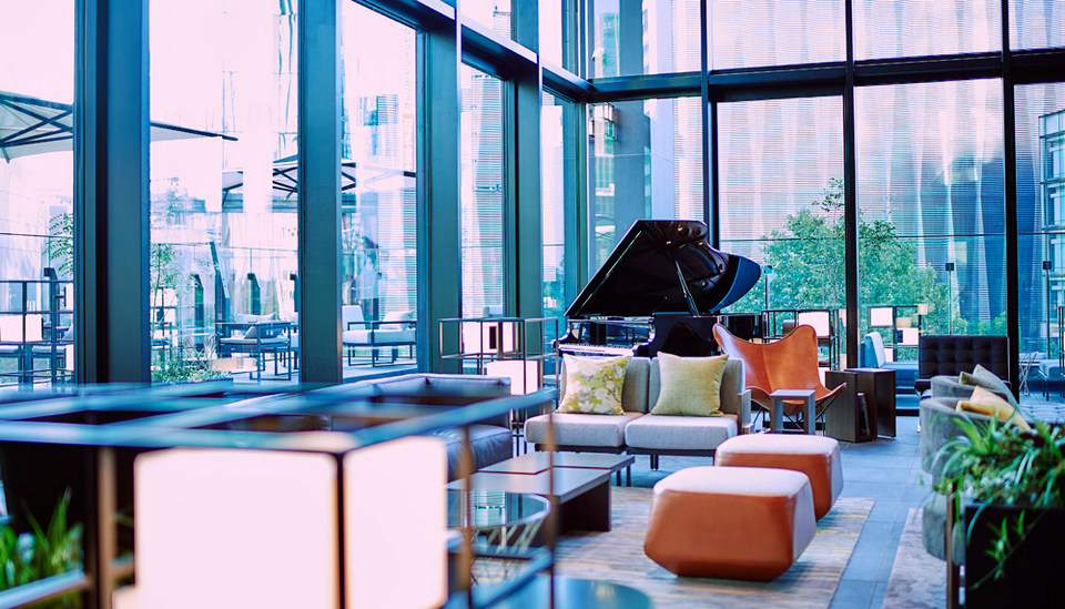 Lobby at The Gate Hotel Tokyo, Japan 2