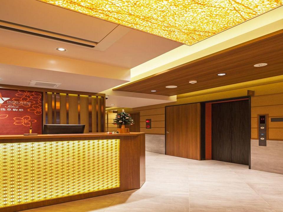 Lobby of Hotel Wing International Select Asakusa Komagata, Japan
