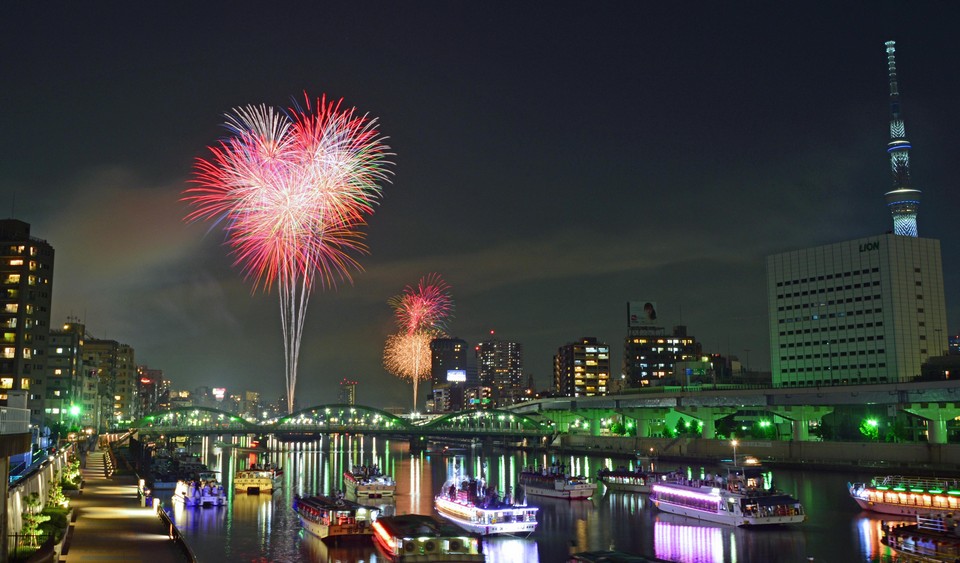 Sumidagawa Fireworks Festival, Asakusa, Tokyo, Japan 2