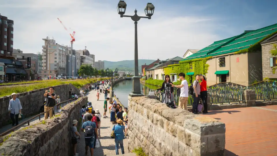 Check-in stunning views of Otaru canal, Japan