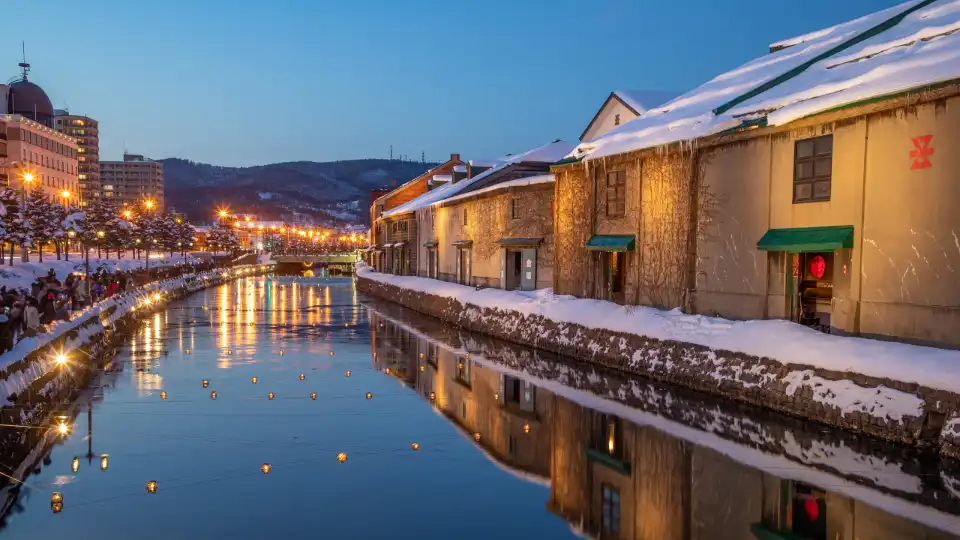 Otaru Canal in winter, Japan 2
