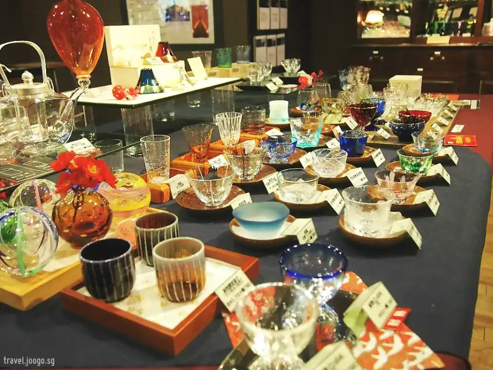 Glassware in Otaru, Japan.@travel.joogo.sg