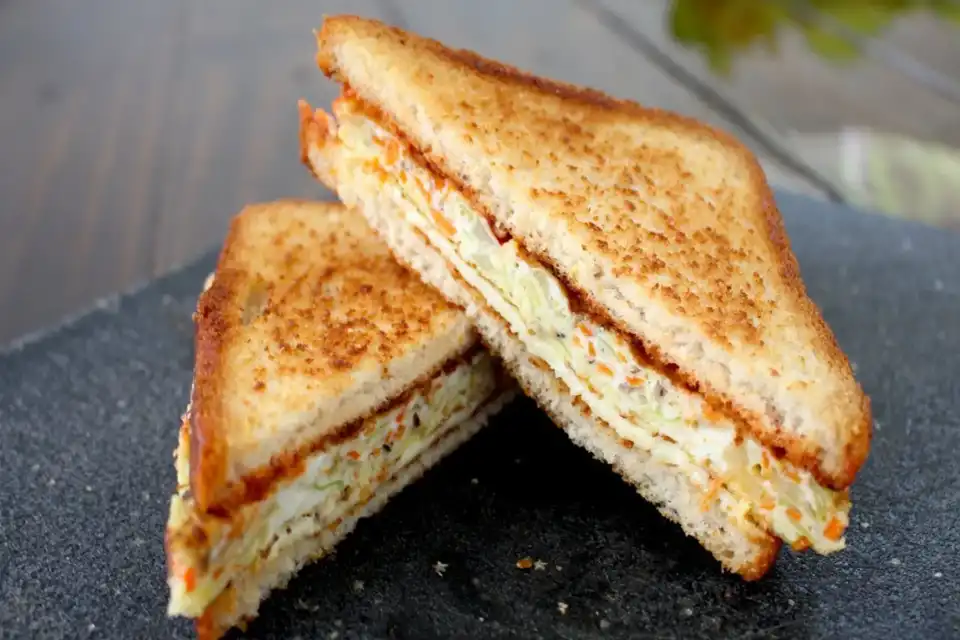 Korean Sweet Sandwich (Korean street toast – Gilgeori-toast)0