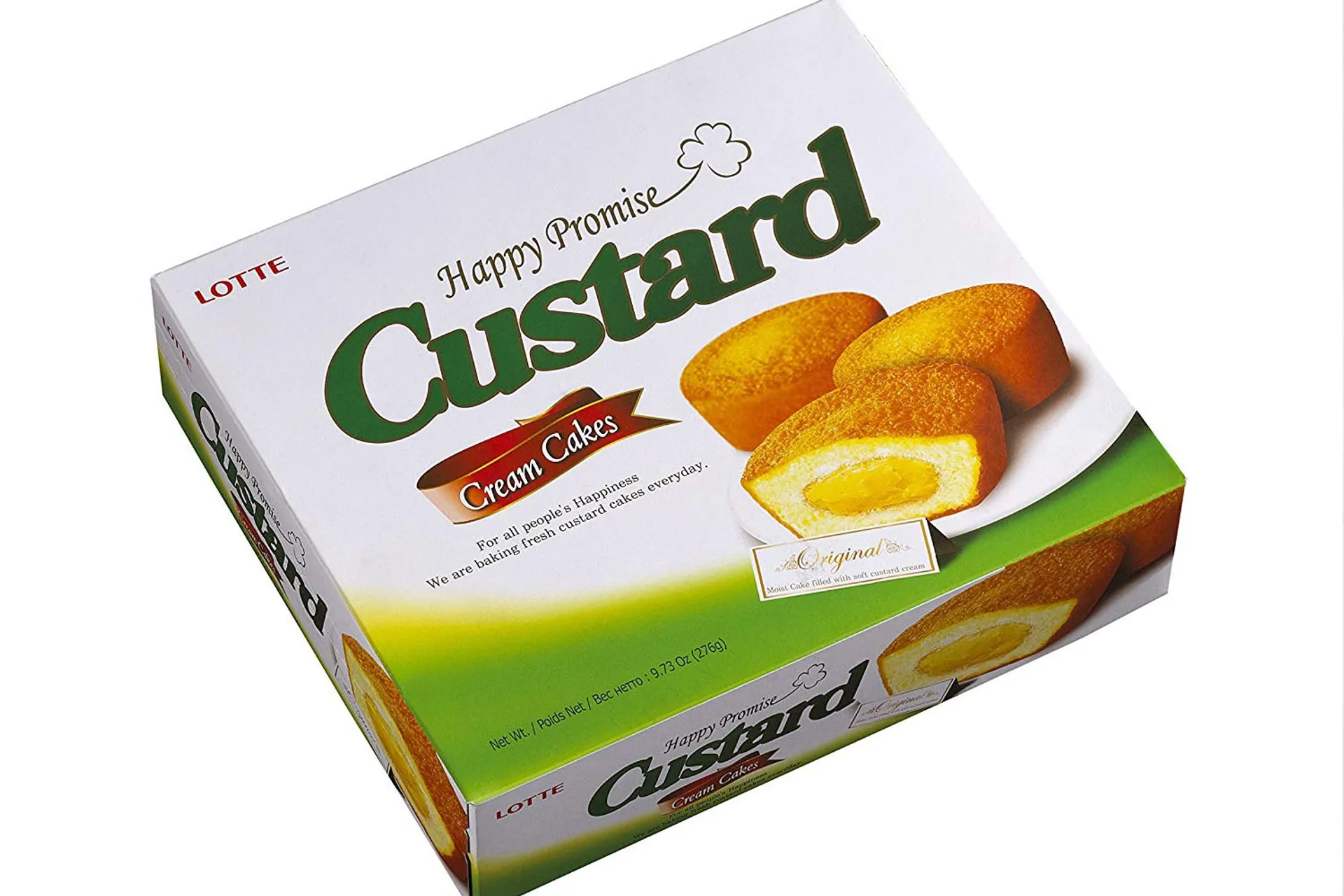 Lotte Happy Promise Custard Cake