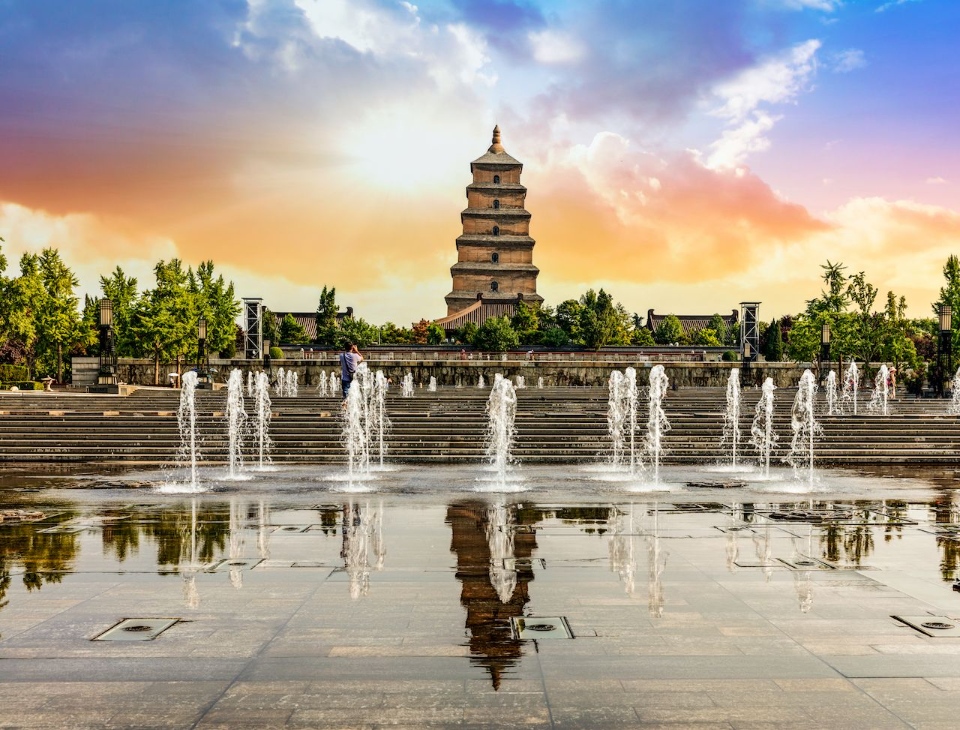Giant-Wild-Goose-Pagoda-Xian-China