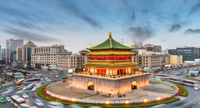bell tower xian china