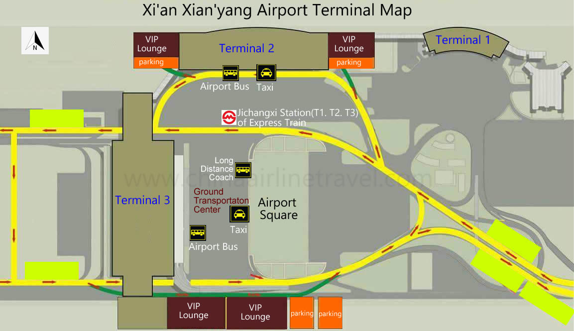 terminal-map xian