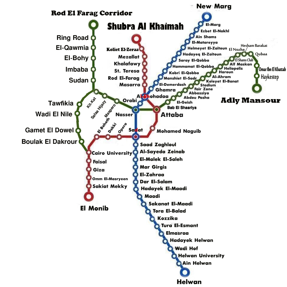 cairo metro map