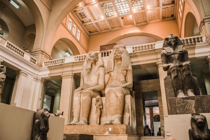 inside EGYPTIAN MUSEUM