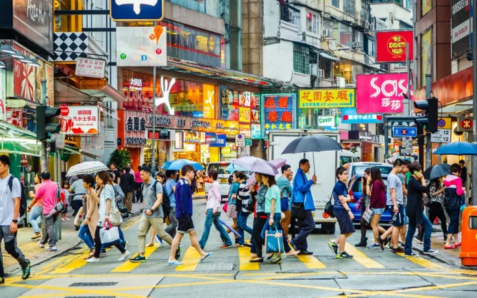 Ladies Market mongkok hong kong